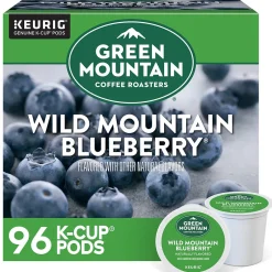 Keurig K-Cups<Green Mountain Wild Mountain Blueberry Coffee Keurig® K-Cup® Pods, Light Roast, 96/Carton (67832)