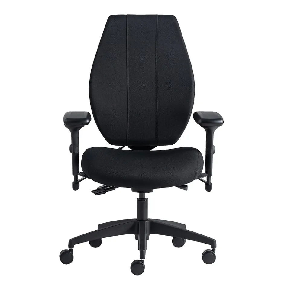 Online + ergoCentric airCentric3 Task Chair, Extra Long Seat, Black (AIR3STXL) Office Chairs