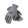 Work Gloves<G-Tek 33-G125 Polyurethane Coated Nylon Gloves, Large, 13 Gauge, Gray, 12 Pairs (33-G125/L)
