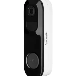 Security Cameras & Systems<Adesso Gyration Cyberview 3000 3 Megapixel Indoor Network Doorbell Camera, White/Black (CYBERVIEW 3000)