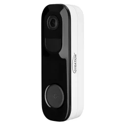 Security Cameras & Systems<Gyration Cyberview Wireless Doorbell Camera, White (Cyberview 3000)