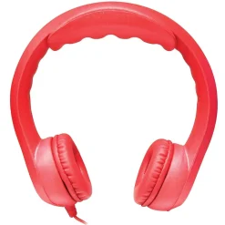 Hamilton Buhl Flex-Phones Stereo Headphones, Red (KIDS-RED)