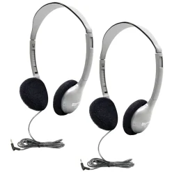 Hamilton Buhl HamiltonBuhl Personal On-Ear Stereo Headphone, Pack of 2 (HECHA2-2)