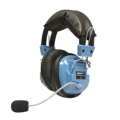 Hamilton Buhl HamiltonBuhl SCG-AMV Deluxe Headset with Gooseneck Mic, Blue* Headsets