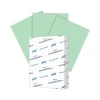 Sale 8.5" x 11" Multipurpose Paper, 65 lbs., Green, 250 Sheets/Ream, 2 Reams/Pack (400550) Multipurpose Paper