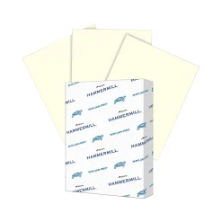 Online 8.5" x 11" Multipurpose Paper, 65 lbs., Cream, 250 Sheets/Ream, 2 Reams/Pack (400540) Multipurpose Paper