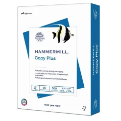Sale Copy Plus 8.5" x 11" Copy Paper, 20 lbs., 92 Brightness, 500 Sheets/Ream (105007) Large Quantity Paper