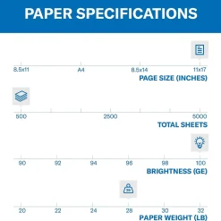 Best Premium Color Copy Paper, 11" x 17", 28 lbs., 100 Brightness, 500 Sheets/Ream (102541) Copy Paper