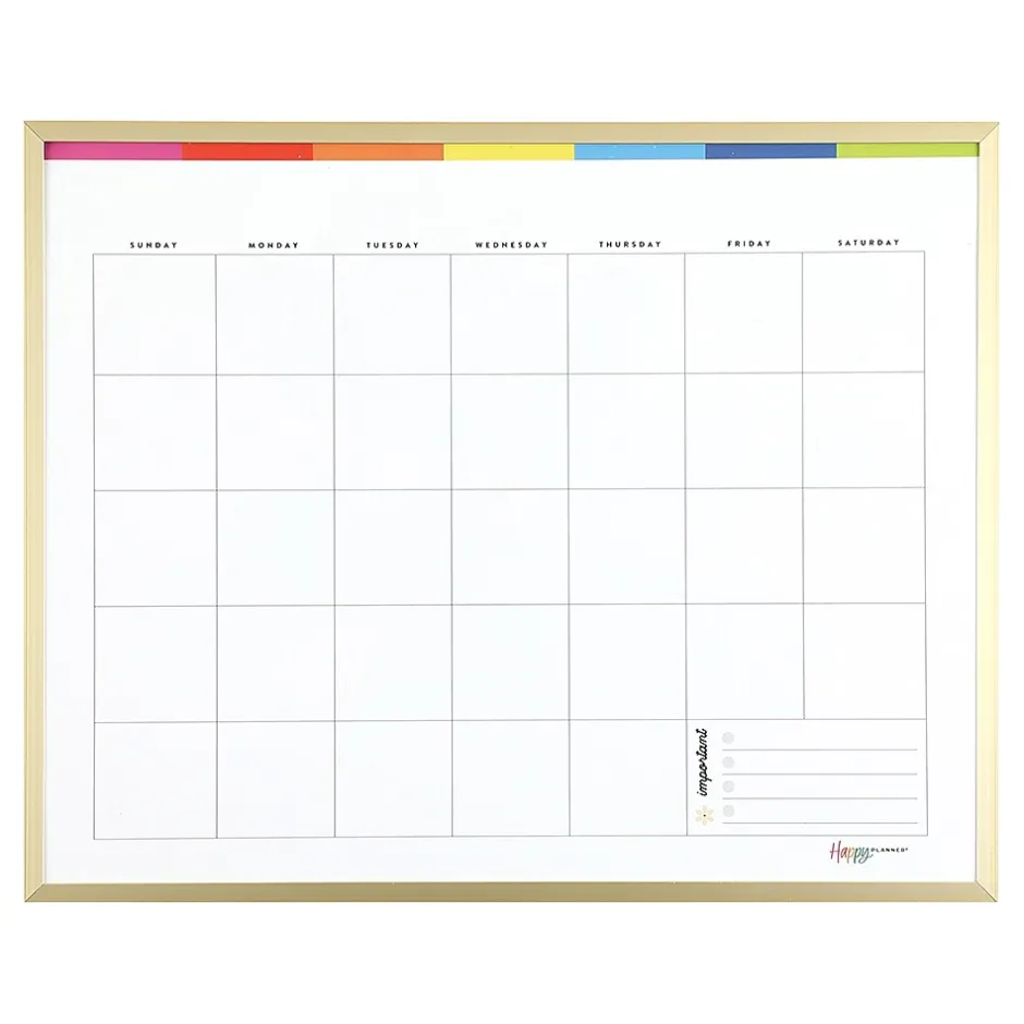 Best Happy Planner Color Block Dry-Erase Whiteboard, 16" x 20" (AF3DEB-031) Dry Erase