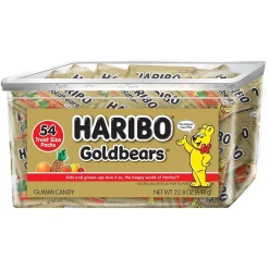 Gummy & Chewy Candy<Haribo Gold-Bears Gummi Fruit, 0.4 oz, 54/Carton (209-00181)