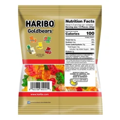 Gummy & Chewy Candy<Haribo Gold-Bears Gummi Fruit, 5 oz, 12/Carton (HAR30220)