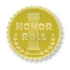 Sale Embossed Certificate Honor Roll Seals, Gold, 54/Pack (H-VA370) Awards & Certificates