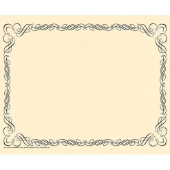 Discount Hayes Publishing Arabesque Black Border Paper, 8.5" x 11", 50 Per Pack, 3 Packs (H-VA910-3) Classroom Paper
