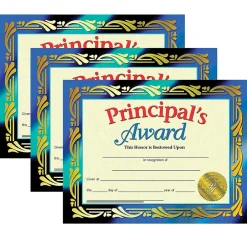 Sale Publishing Principal's Award Certificate, 8.5" x 11", 30 Per Pack, 3 Packs (H-VA689-3) Awards & Certificates