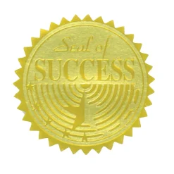 Hot Seal of Success Gold Foil Embossed Certificate Seals, 1-3/4", Pack of 54 (H-VA376) Awards & Certificates