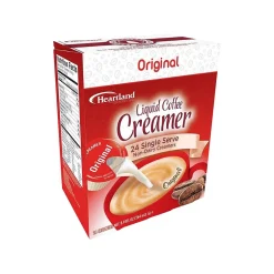 Milk & Creamer<Heartland Hobby Heartland Original Dairy-Free Liquid Coffee Creamer, 0.37 oz., 24/Box, 6 Boxes/Carton (FLJ157C0)