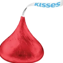Chocolate<KISSES HERSHEY'S Red Foil Milk Chocolate Pieces, 66.67 oz. (HEC60286)