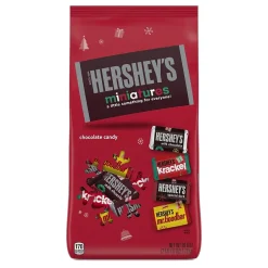 Chocolate<Hershey's Miniatures Assorted Chocolate Candy Bag, 39.6 oz. (HEC45401)