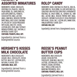 Chocolate<Hershey's , Reese's and Rolo Assorted Chocolate Candy Bag, 38.3 oz. (HEC45402)