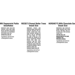 Chocolate<Hershey's , Reese's and York Assorted Chocolate Candy Bag, 18.9 oz. (HEC23878)