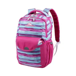 High Sierra Ollie Backpack, Watercolor Stripes, Pink/Blue (138583-9660)