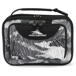 Lunch Boxes & Bags<High Sierra Scribble Camo Lunch Bag, Black/Gray (747159317)