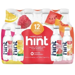 Bottled Water<Hint Red Variety Pack Purified Water, 16 fl. oz., 12 Bottles/Carton (00226)