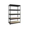 Best Hirsh 3800 lb. Rivet Series 5-Shelf Metal Unit, 48"W, Black (19454) Shelving