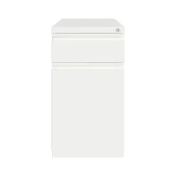 Sale 2-Drawer Mobile Vertical File Cabinet, Letter Size, Lockable, 27.75"H x 15"W x 19.88"D, White (25033) File Cabinets