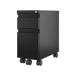 Best 2-Drawer Mobile Vertical File Cabinet, Letter/Legal Size, Lockable, 21.75