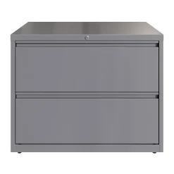 Online HL10000 Series 2-Drawer Lateral File Cabinet, Locking, Letter/Legal, Arctic Silver, 36" (23744) File Cabinets