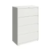 Outlet HL10000 Series 4-Drawer Lateral File Cabinet, Locking, Letter/Legal, White, 36" (23702) File Cabinets
