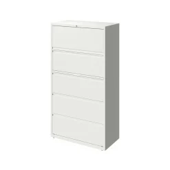 Sale HL10000 Series 5-Drawer Lateral File Cabinet, Locking, Letter/Legal, White, 36