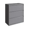 Best HL10000 Series 3-Drawer Lateral File Cabinet, Locking, Letter/Legal, Arctic Silver, 36" (23745) File Cabinets