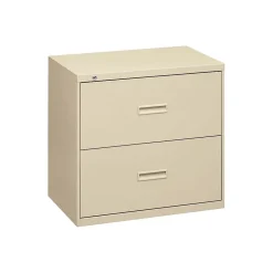 Best 2 Drawers Lateral File Cabinet, Letter/Legal, Putty, 30