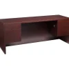 Clearance 10500 Series Credenza with Kneespace, 2 Box/2 File Drawers, 72"W, Mahogany Finish Office Desks