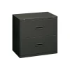 Outlet 400 Series 2-Drawer Lateral File Cabinet, Letter/Legal Size, Lockable, 28.375"H x 30"W x 19.25"D, Charcoal (432LS) File Cabinets
