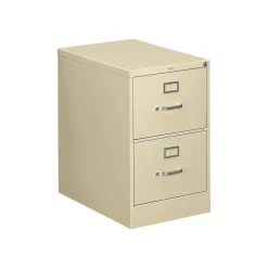Sale 310 Series 2-Drawer Vertical File Cabinet, Legal Size, Lockable, 29"H x 18.25"W x 26.5"D, Putty (312CPL) File Cabinets