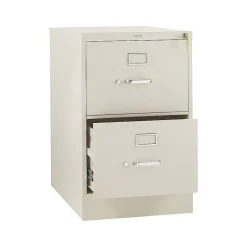 Sale 310 Series 2-Drawer Vertical File Cabinet, Legal Size, Lockable, 29"H x 18.25"W x 26.5"D, Putty (312CPL) File Cabinets