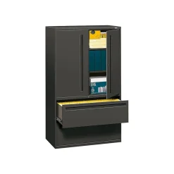 Online Brigade 700 Series 2 File Drawer Lateral File Cabinet, Locking, Letter/Legal, Charcoal, 42"W (H795LS.L.S) File Cabinets