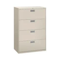 Sale Brigade 600 Series 4-Drawer Lateral File Cabinet, Locking, Letter/Legal, , 36"W (684LQ) File Cabinets