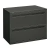 Brigade 700 Series 2-Drawer Lateral File Cabinet, Locking, Charcoal, Letter/Legal, 36"W (H782.L.S) File Cabinets