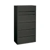 Sale Brigade 700 Series 5-Drawer Lateral File Cabinet, Locking, Letter/Legal, Charcoal, 36"W (-785LS) File Cabinets