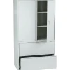 Hot Brigade 800 Series Lateral File Cabinet, A4/Legal/Letter, 2-Drawer, Light Gray, 19 1/4"Depth File Cabinets