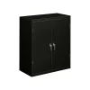 Brigade 42" Steel Storage Cabinet with 3 Shelves, Black (SC1842P) Storage Cabinets