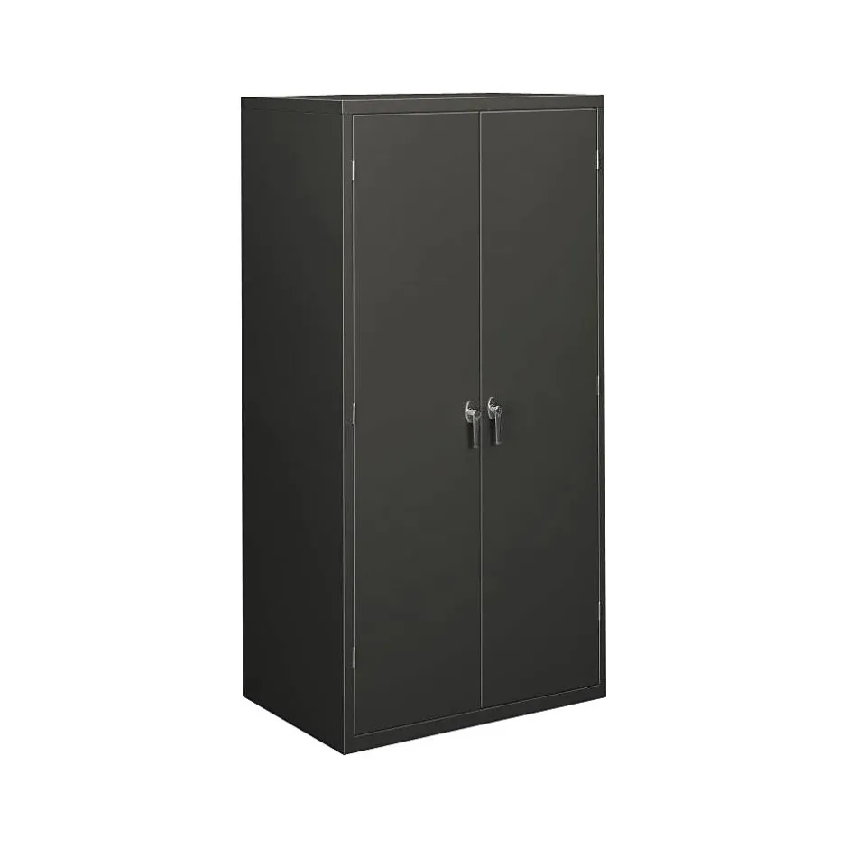 Outlet Brigade 72" Steel Storage Cabinet with 6 Shelves, Charcoal (SC2472S) Storage Cabinets