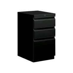 Clearance Brigade 3-Drawer Mobile Vertical File Cabinet, Letter Size, Lockable, 28"H x 15"W x 22.88"D, (33723RP) File Cabinets