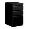 Sale Brigade 3-Drawer Mobile Vertical File Cabinet, Letter Size, Lockable, 28"H x 15"W x 20"D, Black (H33720RP) File Cabinets