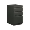 Best Brigade 3-Drawer Mobile Vertical File Cabinet, Letter Size, Lockable, Charcoal (33723RS) File Cabinets
