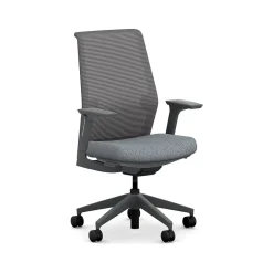 New Cipher Mesh/Fabric Swivel Task Chair, Basalt/Charcoal (HCFRT.STC.H.S.IC.APX25.TC00.AL.ST.SB.S) Office Chairs